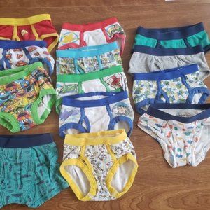 2T BOYS UNDERWEAR. LOT OF 9.